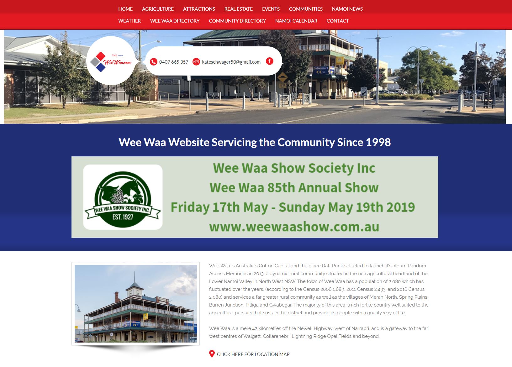 Wee Waa Website