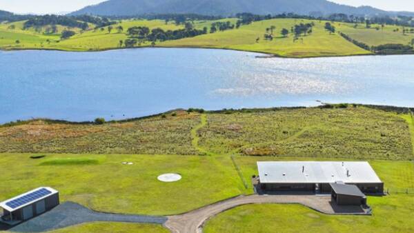 Tilba Lake Farm with modern, off-grid home, open grazing paddocks | Video