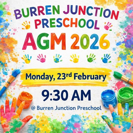 Burren Junction Preschool AGM 2026