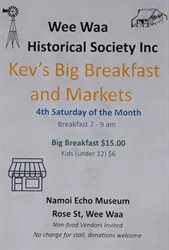 Kev's Big Breakfast and Markets