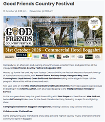 Good Friends Country Festival